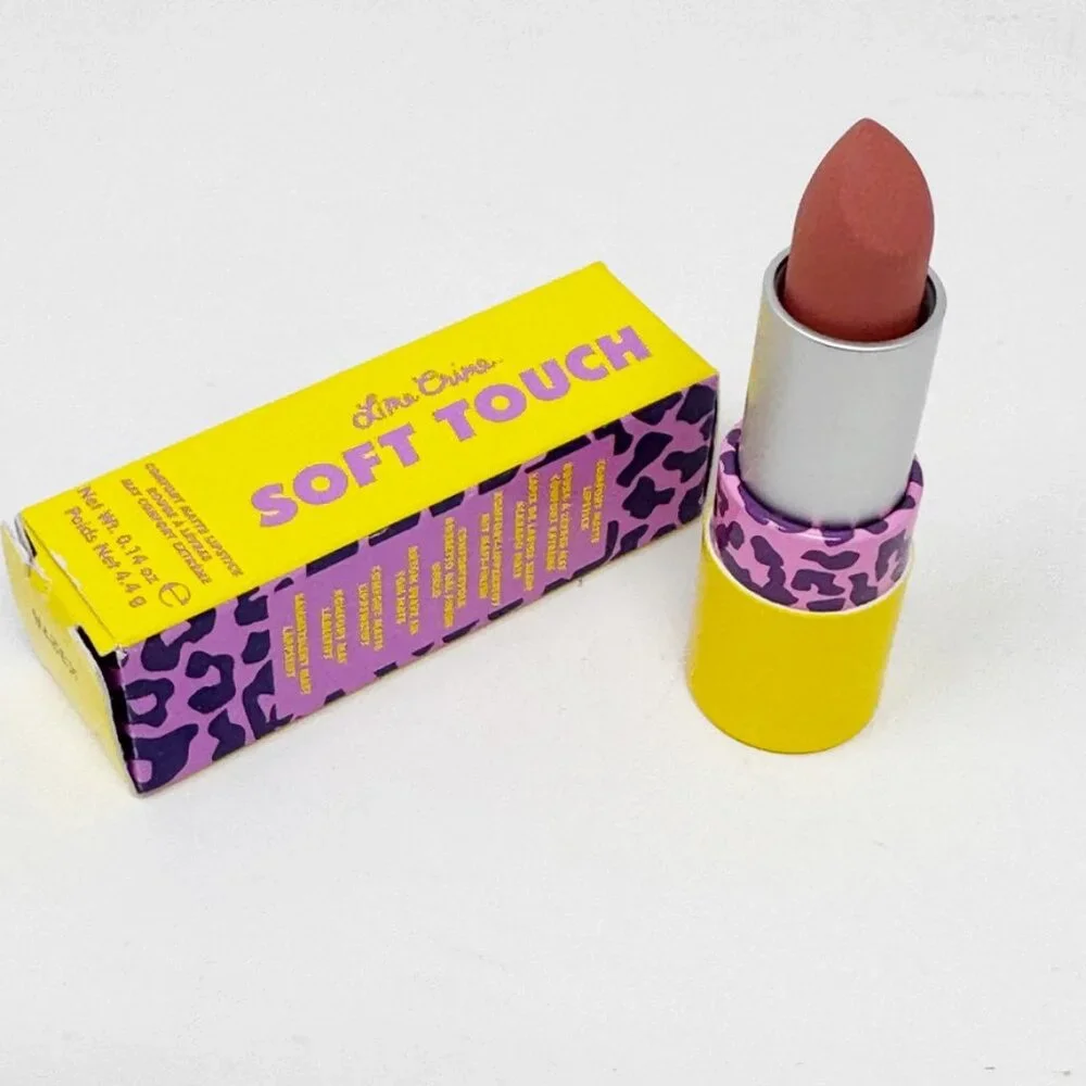 2 Tubes Lime Crime STELLAR PINK Soft Touch Comfort Matte Lipstick, NEW